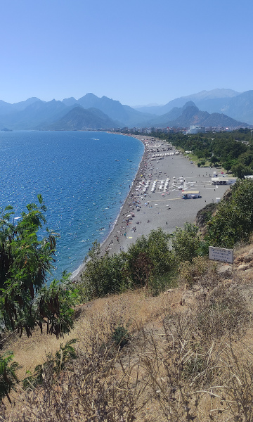 Konyaalti stranden i Antalya