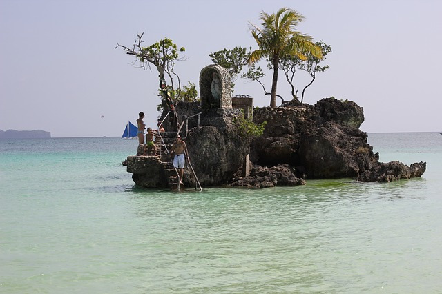 Et populært landemerke på Boracay.